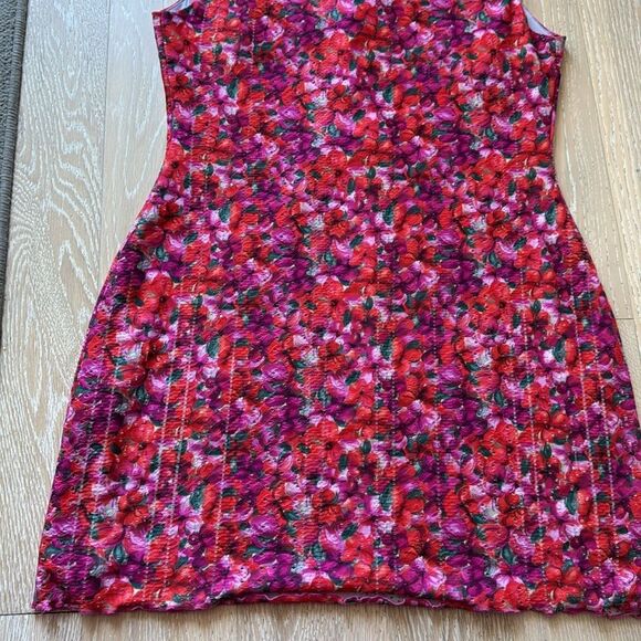 Lovers and Friends Revolve Lana Mini Dress Island Floral Pink SzL - Picture 10 of 12